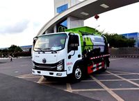 Camion à ordures compacteur diesel manuel Dongfeng 4x2 pour cuisine