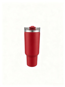 Vaso Térmico de Acero Inoxidable <span class=keywords><strong>Rosa</strong></span> <span class=keywords><strong>Pastel</strong></span> de 900ml con Popote y Tapa Doble para Bebidas, Ecológico y Fácil de Sostener, Ideal para Camping - Product Image 5