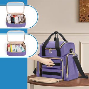 Trousse de premiers secours portable, étanche, en EVA rigide, pour enfants, pour situations d'urgence, de survie et de voyage, bleue - Product Image 2