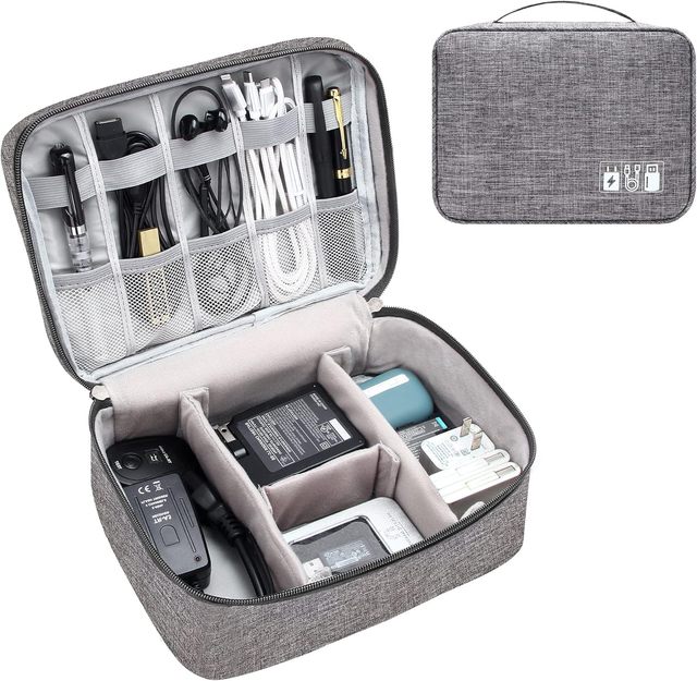 Cable Storage Bag Waterproof Digital Electronic Organizer USB Data Line Charger Plug Storage Bag Travel Cable Organizer