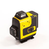 Niveau laser 4D vert 16 lignes 520 nm, outil d'alignement infrarouge, montage mural et au sol