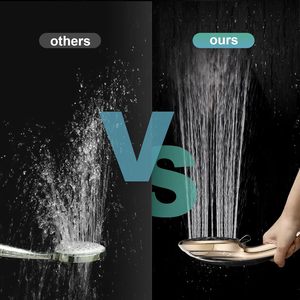 Set di accessori per rubinetto da bagno in oro ad alta pressione a 8 funzioni per doccia con supporto regolabile in gomma Lavatrici ad alta pressione - Product Image 2