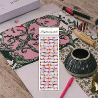 Autocollants en strass étanches écologiques WANFU en gros, bijoux artisanaux, autocollants floraux personnalisés mats