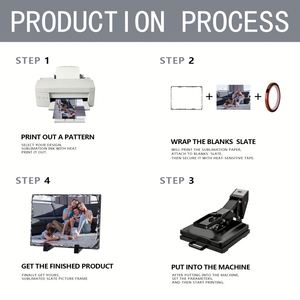 Plaque vierge en ardoise pour sublimation, livraison gratuite depuis notre entrepôt aux États-Unis, vente en gros - Product Image 5