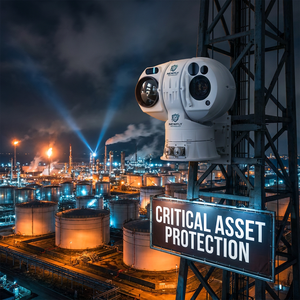 Cámara Gimbal EO/IR Profesional con Sistema de Seguimiento IA de Largo Alcance (2500m) y Conexión de <span class=keywords><strong>Radar</strong></span> para Seguridad Penitenciaria - Product Image 1