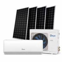 Climatiseur solaire à économie d'énergie 12000 BTU Deya DGWG2-ACDC-12K, climatiseur hybride AC/DC split pour maison hors réseau