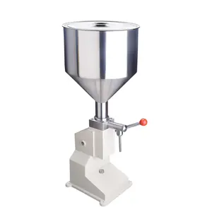 Factory price handle press cosmetic cream tube jar filling machine paste filling machine