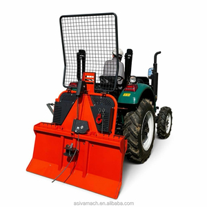 Treuil forestier 540 tr/min PTO, attelage 3 points Cat1/2, pour tracteur 54-75 CV, avec protection pliable et support pour tronçonneuse et pioche (bas) - Product Image 1