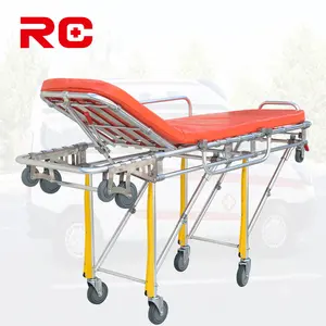 Hot Selling Meidcal Patient Transport Stretcher Medical Emergency Stretcher Bed For Ambulance