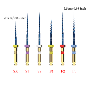 <span class=keywords><strong>Dental</strong></span> <span class=keywords><strong>Rotary</strong></span> Endo file arcobaleno NiTi file motore Super attivazione termica per la pulizia di file del canale radicolare uso dentista - Product Image 3