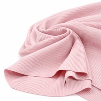 Tela Ecológica Elástica de Poliéster 100D Antiestática, Teñida Lisa, de Punto, Cepillada por un Lado, de Peso Medio, para Leggings de Yoga para Niñas