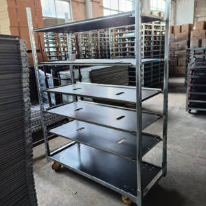 Chariots de transport de plantes portables faciles à assembler stockage personnalisé transport chariot cc pour plantes de jardinage chariot à fleurs - Product Image 3