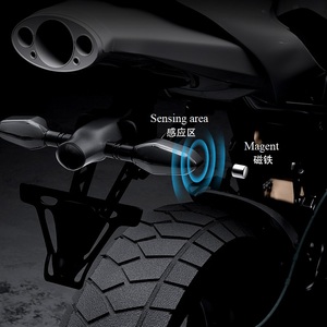 YOCITA Lampe d'ambiance LED RGB universelle pour motos, clignotant ambre, système d'éclairage d'avertissement <span class=keywords><strong>moto</strong></span>, fonction clignotant - Product Image 2
