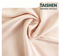 Tissu uni en satin d'acétate imitation soie, tissé biologique, peigné, haute élasticité, double face, haute densité, lisse et soyeux