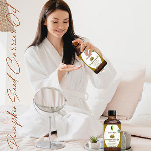 オーガニックパンプキンシードオイルプレミアムキャリアオイル、スポイト付きヘアケアヘアオイルリングスカルプマッサージスキンケア - Product Image 3