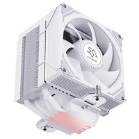 Refroidisseur d'air horizontal pour processeur SNOWMAN avec ventilateur de 90 mm, cuivre et aluminium, PWM 4 broches, ultra fin pour processeur LGA 1851/AM5