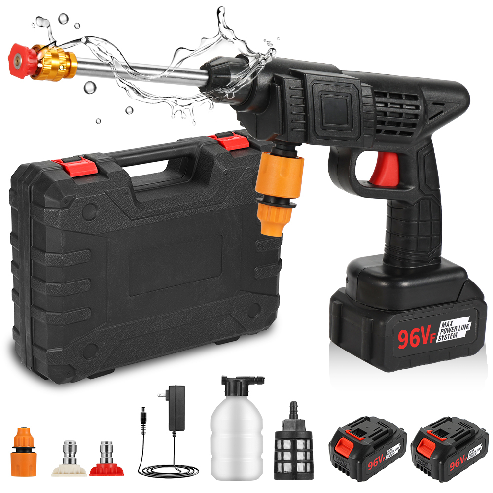 21V Cordless Car Washer Gun – 120W Portable Wireless Pressure Washer with Rechargeable Battery - View 3