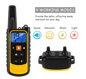 2025 शीर्ष विक्रेता घूर्णन स्तर बटन लंबे नियंत्रण रेंज रिमोट डॉग प्रशिक्षण कॉलर - Product Image 2
