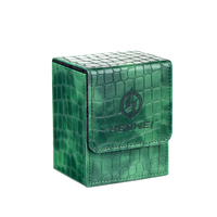 Boîte de rangement pour cartes à collectionner en PU personnalisable et tendance, design à ouverture rabattable pour jeux de société et collection de cartes, boîte de jeu personnalisée