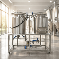Fermenteur Unitank 1BBL / Cuve de Fermentation de Bière en Acier Inoxydable à Double Enveloppe avec Refroidissement par Glycol Certifié CE
