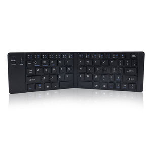 Bluetooth 3.0 Portable Wireless Foldable Bluetooth <b>Keyboard</b> Arabic English Mini Slim <b>Keyboard</b> - Product Image 3