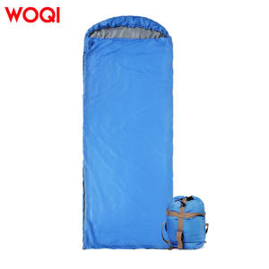 Saco de dormir rectangular Woqi, azul cielo, de nailon, ligero, transpirable, para acampar, hacer senderismo, viajes al aire libre, uso adulto. - Product Image 1