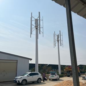 इन्वर्टर और नियंत्रक के साथ पवन ऊर्जा और सौर 48V 380V 5KW 10KW वर्टिकल एक्सिस पवन टरबाइन सिस्टम - Product Image 6