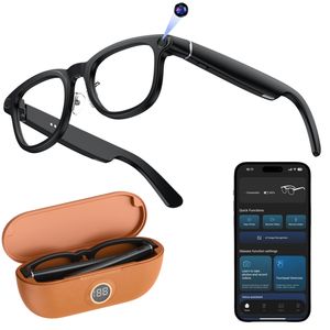 Lunettes intelligentes IA 2026 avec étui de chargement 3600 mAh, 8 Mpx, prise de photos et vidéos, verres optiques à changement de couleur pour hommes - Product Image 3