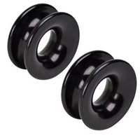 En stock, anneaux en aluminium à faible friction de 20*14 mm, taille personnalisée disponible, services de fraisage CNC
