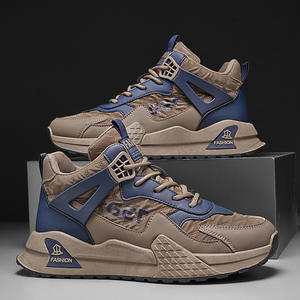 Zapatos deportivos de suela gruesa y elegantes para hombre, versátiles para todas las ocasiones, zapatos casuales de caña alta para jóvenes, zapatos para correr. - Product Image 5