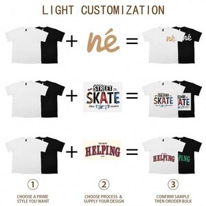 Wholesale Blank Plain t Shirt Custom Silk Screen Print Digital logo Brand <b>Polyester</b> Cotton <b>Tshirt</b> Plus Size Men T-shirt for Men - Product Image 3