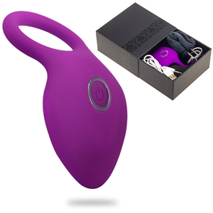 Hot Sale Silicone Purple Rubber Male Penis <strong>Ring</strong> Products for Men Sex Toy Strong <strong>Vibration</strong> Delay Ejaculation <strong>Cock</strong> <strong>Ring</strong> - Product Image 1