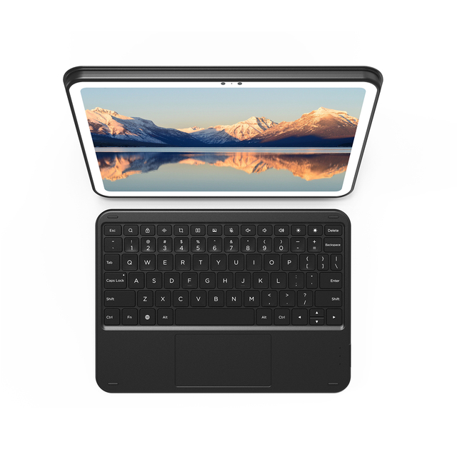 Wireless Mini Keyboard with Touchpad for iPad Pro Air 11 Inch iPad 10th Gen A16 Rechargeable Portable Tablet Keyboard