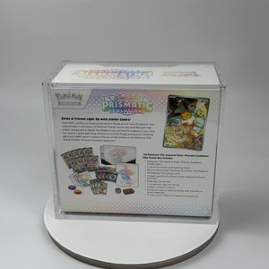 Boîte de rangement pour cartes TCG en acrylique transparent de 5 mm avec couvercle magnétique résistant aux UV pour Pokemon MTG <span class=keywords><strong>UFC</strong></span>, taille de logo personnalisée - Product Image 6