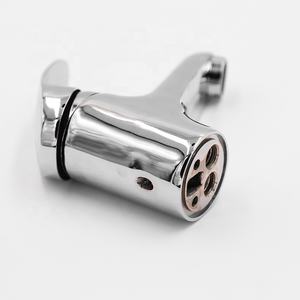 Grifo de Lavabo Monomando de Cerámica de Estilo Moderno con Válvula de Agua Fría/Caliente para Baño - Product Image 4