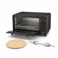 Four de cuisson de table personnalisé, mini-cuiseur électrique multifonctionnel avec poignée anti-brûlure pour la famille