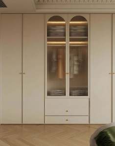 Armoire pliable de luxe au design européen moderne, taille personnalisée, haute qualité, dressing pour la maison, chambre à coucher - Product Image 1