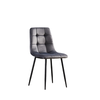 Chaise de salle à manger moderne en velours, vente en gros Chine, pour salon, chambre, bureau à domicile, usage extérieur, couleur personnalisée, design contemporain