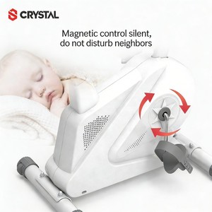 Vélo d'exercice magnétique vertical CRYSTAL SJ1508, 8 niveaux de résistance, fréquence cardiaque, support iPad, cyclisme d'intérieur à domicile, capacité 150 kg - Product Image 4