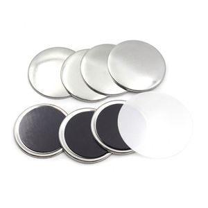 Composants vierges en fer blanc pour aimants de réfrigérateur DIY en gros, 80x53mm, 90x65mm, 50x50mm, 63.5mm, pour machine à fabriquer des aimants à bouton-poussoir - Product Image 4