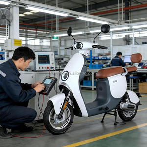 แบตเตอรี่ลิเธียม 48V 400W มอเตอร์ไซค์พกพา ความเร็ว 45 กม./ชม. สกู๊ตเตอร์มอเตอร์ไซค์พร้อมพอร์ต USB - Product Image 5