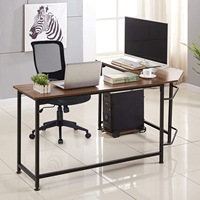 Bureau d'étude d'écriture minimaliste moderne Table d'ordinateur de travail en bois durable pour le salon