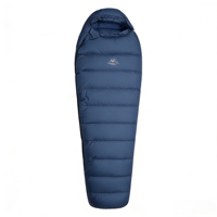 Sac de couchage double en duvet de canard pour adulte, sac de couchage d'urgence gonflable, sac de couchage de camping imperméable pour l'hiver -20°C