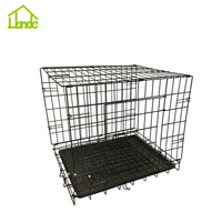Cage à chien pliable en métal, durable et peu encombrante pour une utilisation en intérieur/extérieur, grande cage pour animaux de compagnie, utilisable dans le salon