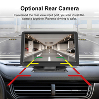 Monitor de Auto Inalámbrico Portátil Rhythm de 7 Pulgadas con Carplay, Android Auto, Cámara de Reversa, Navegación GPS y Control por Voz