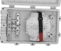 Boîtier de distribution optique à 48 cœurs IP65 étanche en PC+ABS pour réseaux FTTx, installation murale ou sur poteau