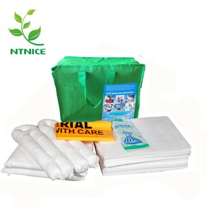 Kit Portatile da 30L per Contenere Sversamenti di Olio con Tamponi Assorbenti, Prodotto Ecologico per Prevenire le Fuoriuscite - Product Image 3