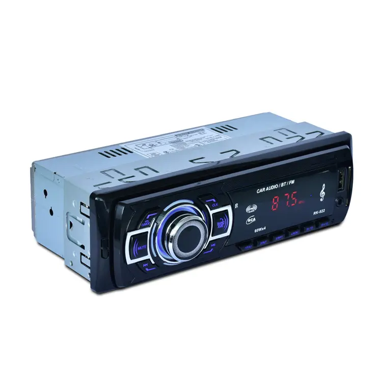 Pemutar MP3 Mobil Stereo Radio, Head Unit MP3/USB/SD/AUX-IN/FM Di Dasbor 1din Stereo Mobil