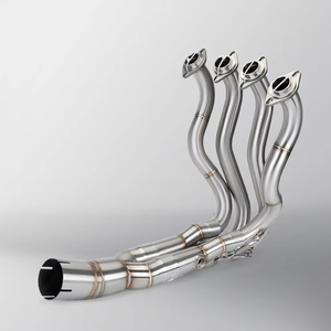 Pour Yamaha FZ8 FZ8N <span class=keywords><strong>FZ8S</strong></span> F Z8 S FZ8N YZF-FZ8 FZ800 Fazer 2010 - 2015 Moto Échappement Escape Tube de liaison intermédiaire 51mm - Product Image 4