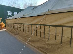 Tente en toile économique Afrique du <span class=keywords><strong>Sud</strong></span>, vert armée, imperméable, 5x10m, une chambre, quatre saisons, grand abri de campagne pour la vente - Product Image 3